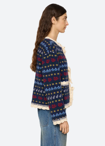Preston Cardigan in Navy