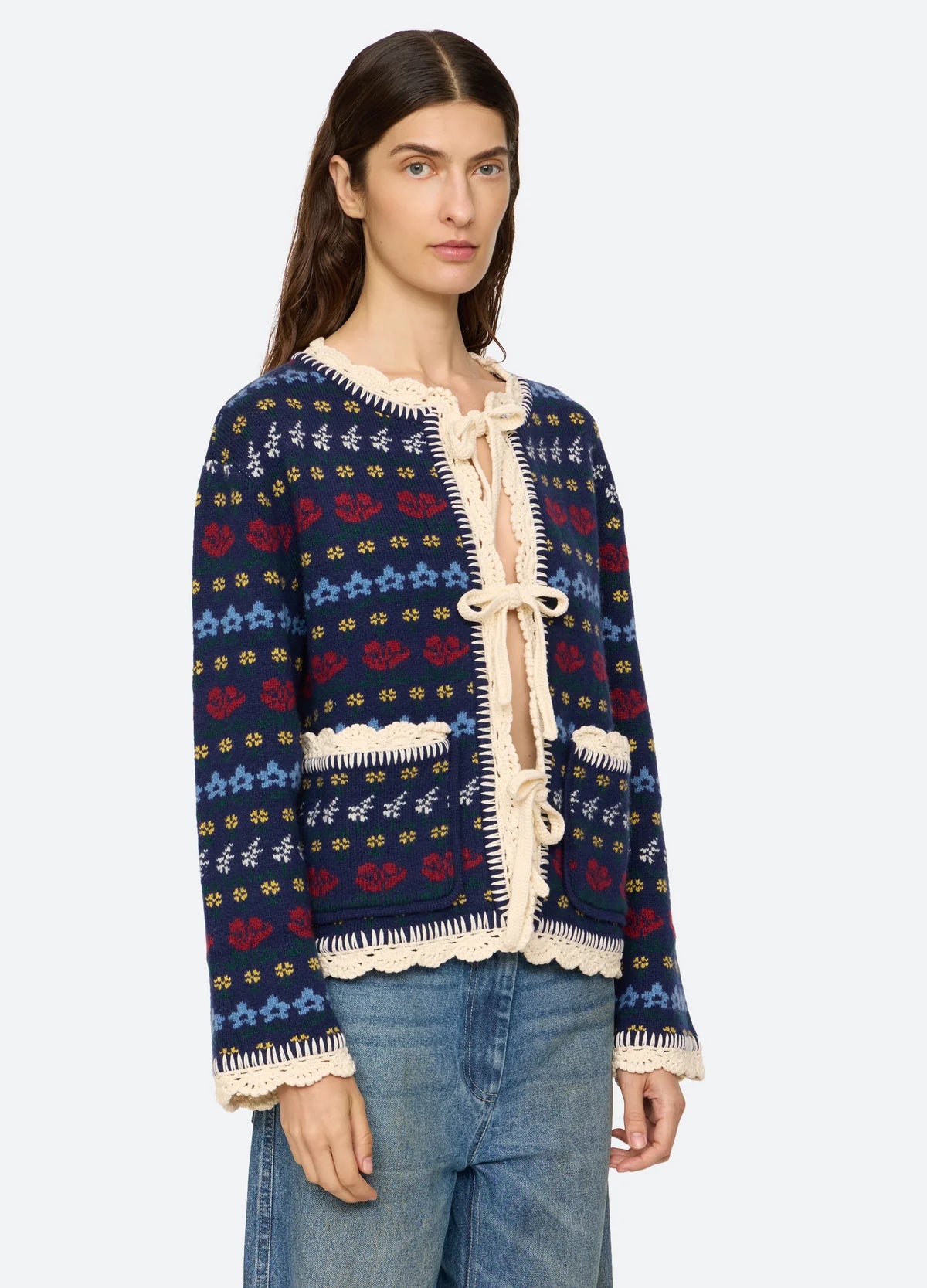 Preston Cardigan in Navy