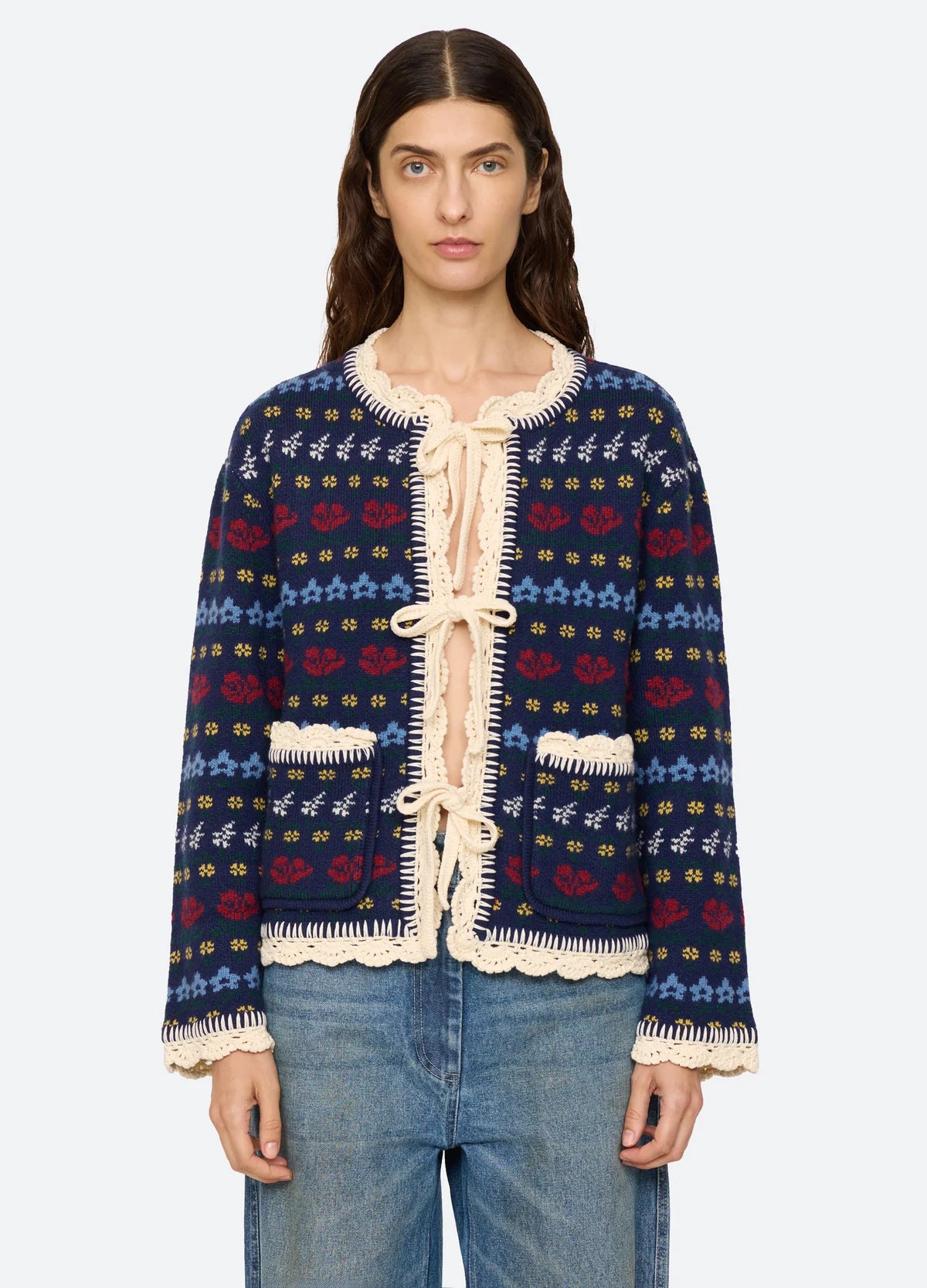 Preston Cardigan in Navy