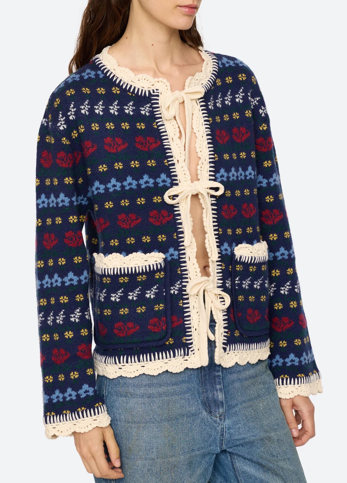 Preston Cardigan in Navy