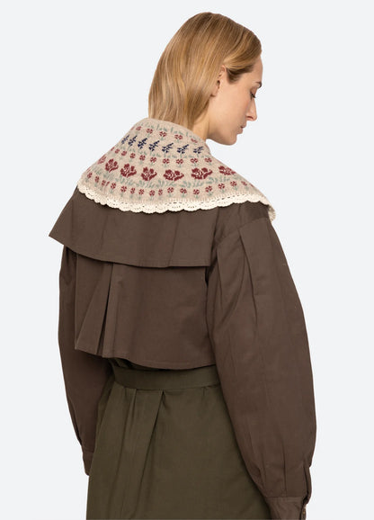 Preston Collar in Cream