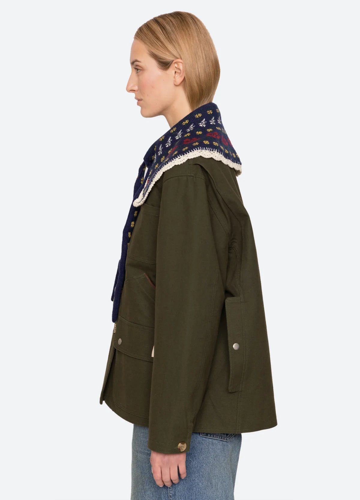 Preston Collar in Navy