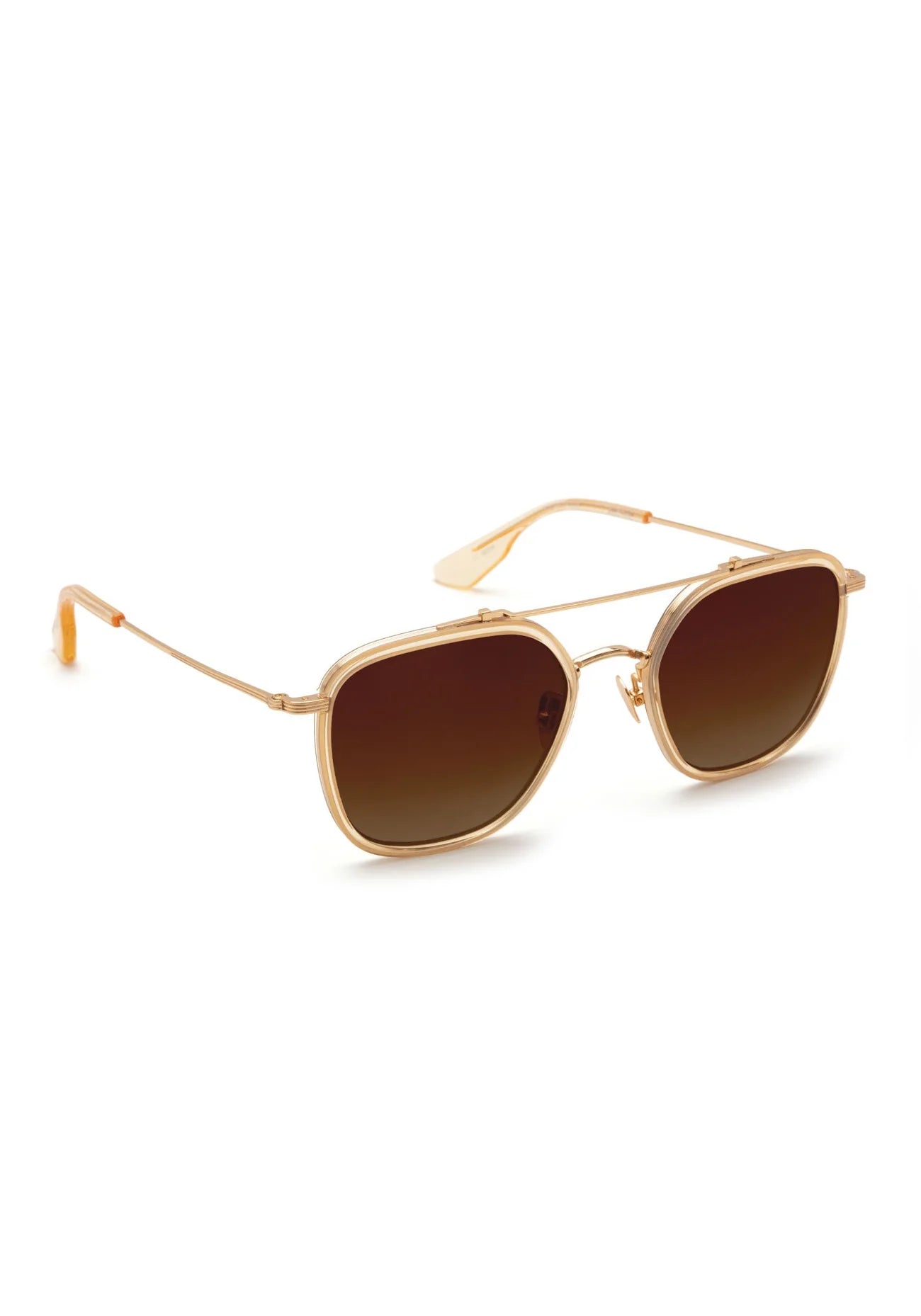 Austin in 18K Titanium + Champagne Polarized