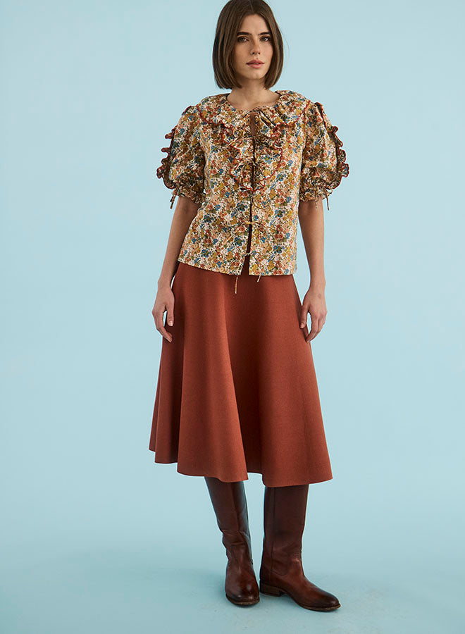Marigold Top in Gertrude