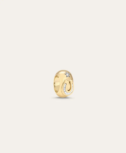 Baguette Horseshoe Lucky Big Bead