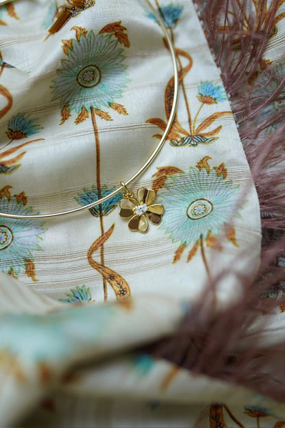 Golden Clover Charm