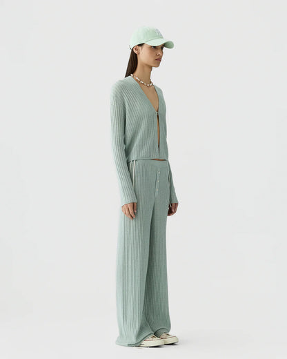 Rib Stealth Cardigan in Sage Brush