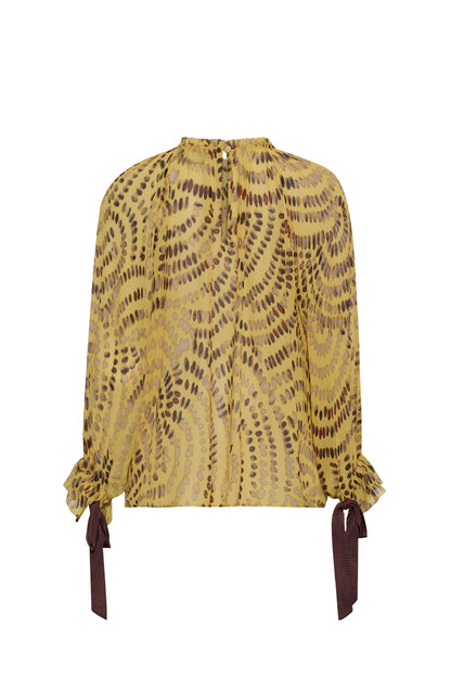 Cecile Top in Veneta Arc Yellow