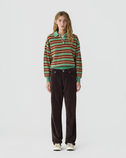 Collegiate Stripe Polo in Highland Combo