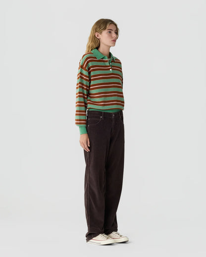 Collegiate Stripe Polo in Highland Combo