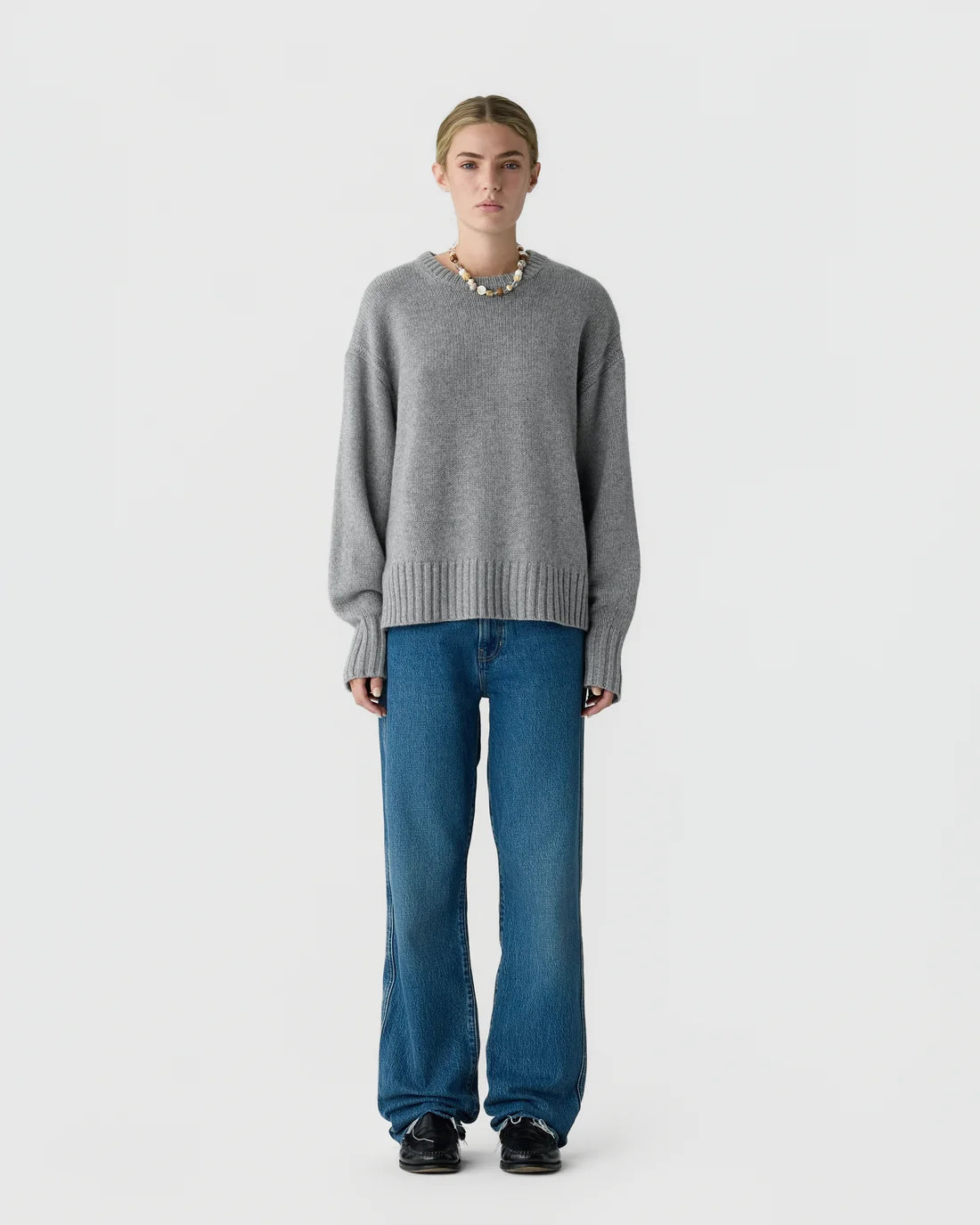 Cozy Crew in Heather Grey