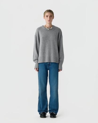 Cozy Crew in Heather Grey