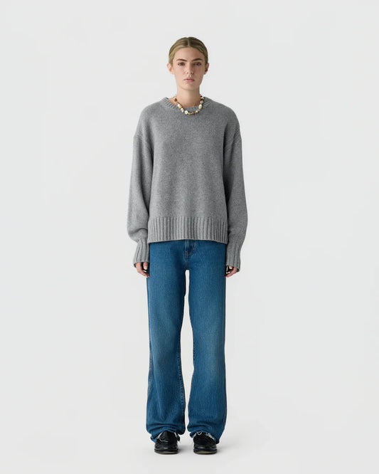 Cozy Crew in Heather Grey