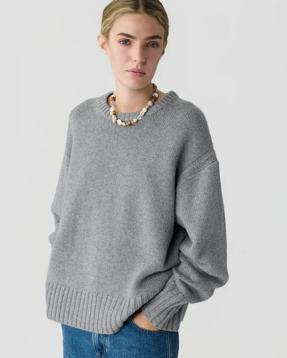 Cozy Crew in Heather Grey