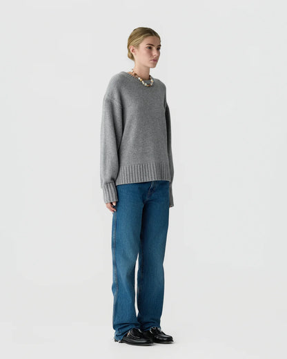Cozy Crew in Heather Grey