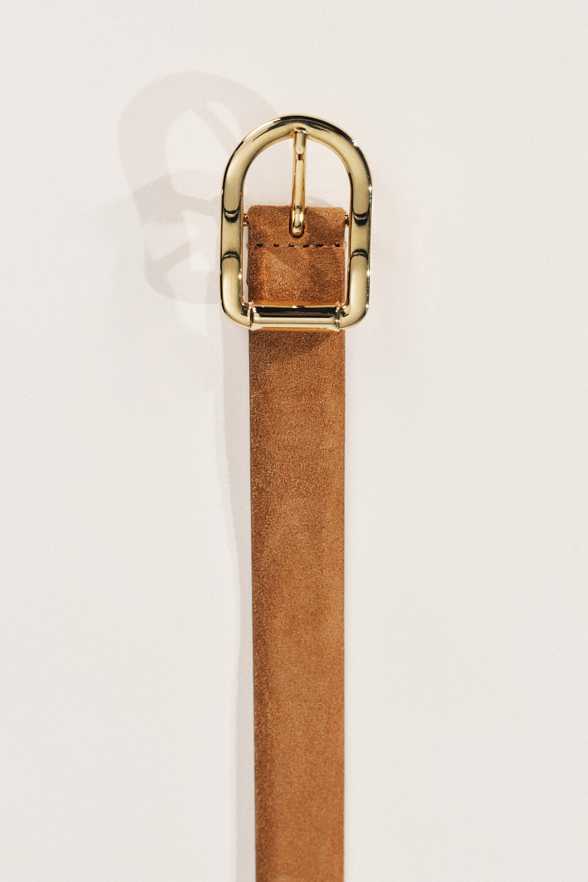 Mija Suede in Caramel & Gold