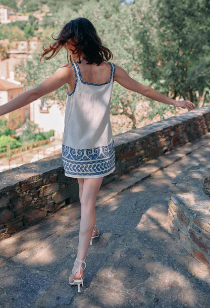 Lissie Natural Linen Dress