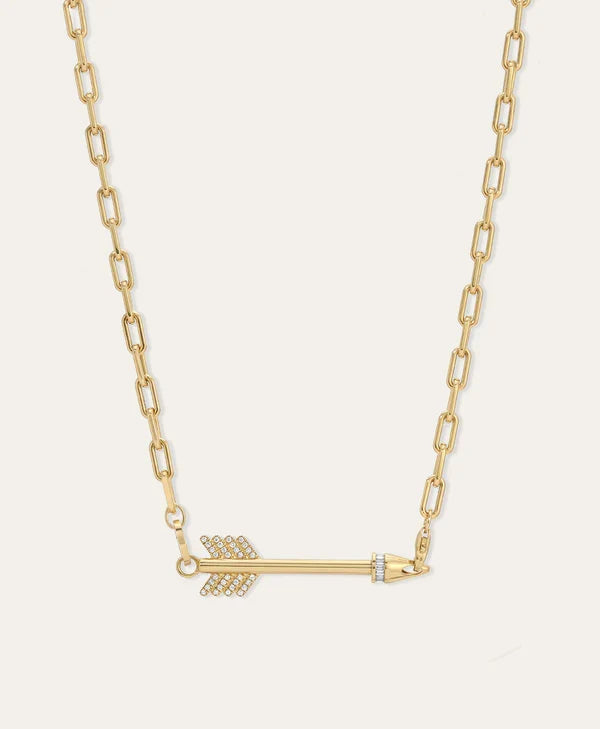 Diamond Arrow Hinged Charm for Big Beads