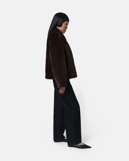 Elis Coat in Espresso
