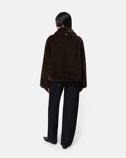 Elis Coat in Espresso