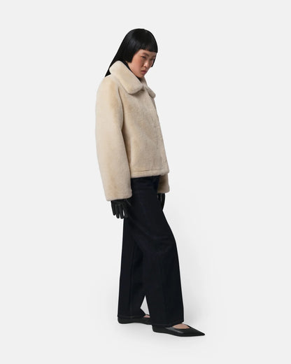 Elis Coat in Latte