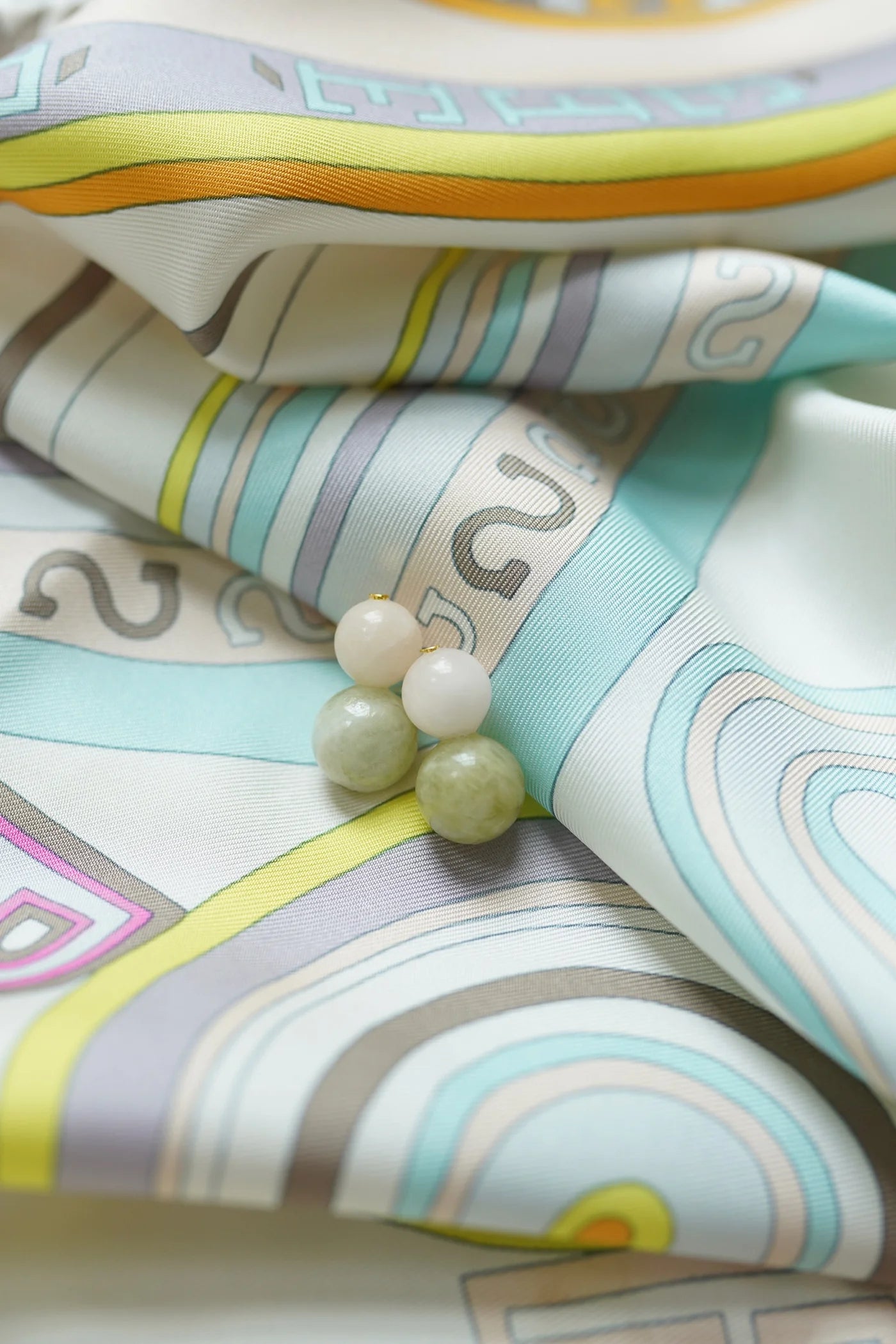 Palm Beach Gemstone Bubble Earrings