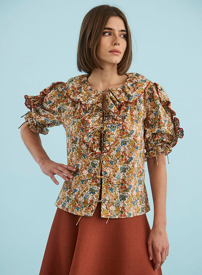 Marigold Top in Gertrude