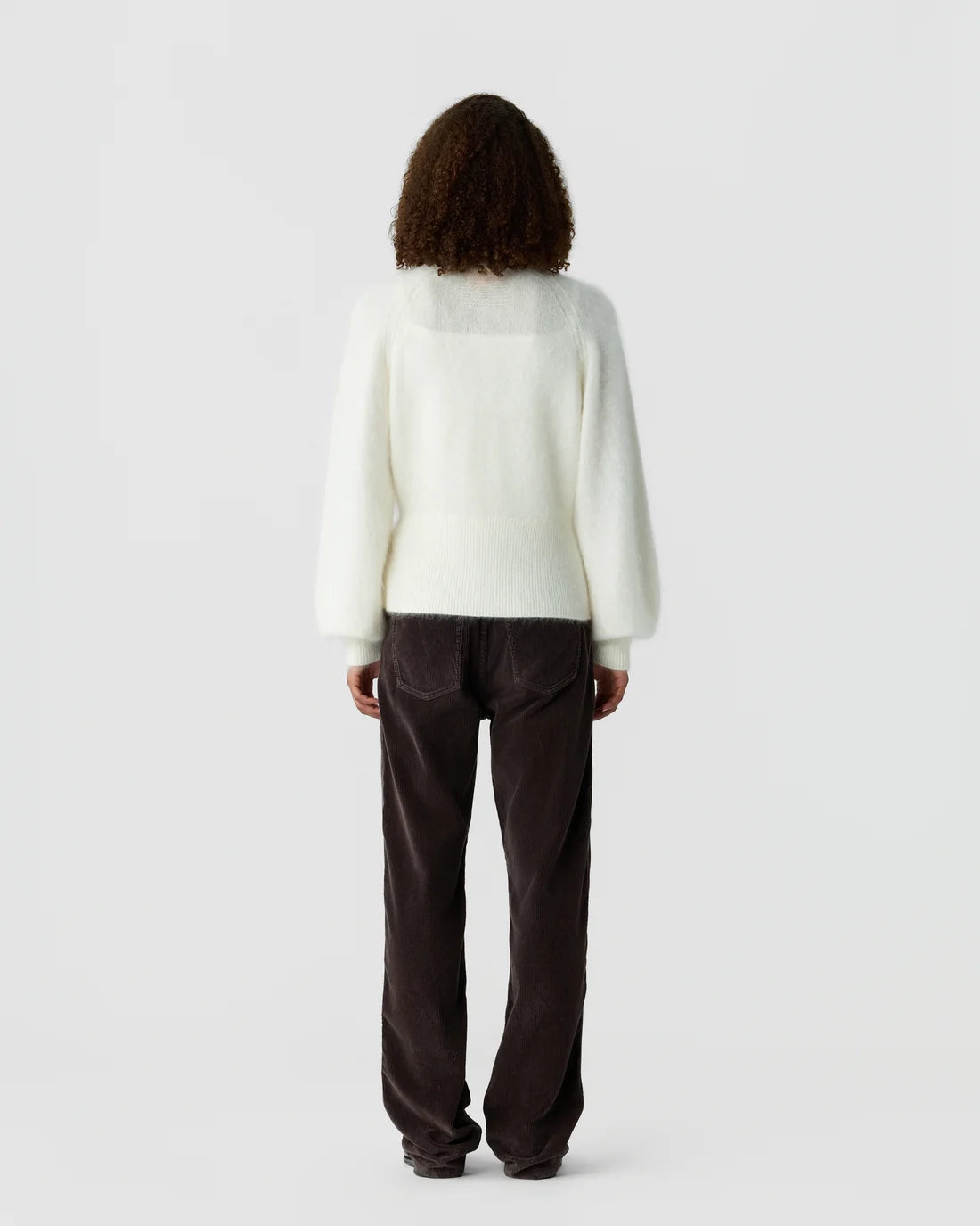 Grizzly Sculpted Cardigan in Cream