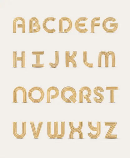 Groovy Initial Midi Bead C
