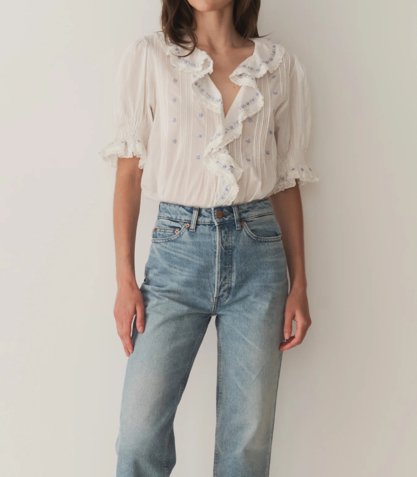 Hettie Top in Salt