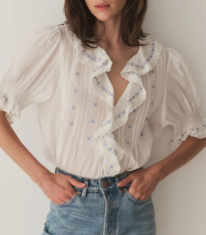 Hettie Top in Salt