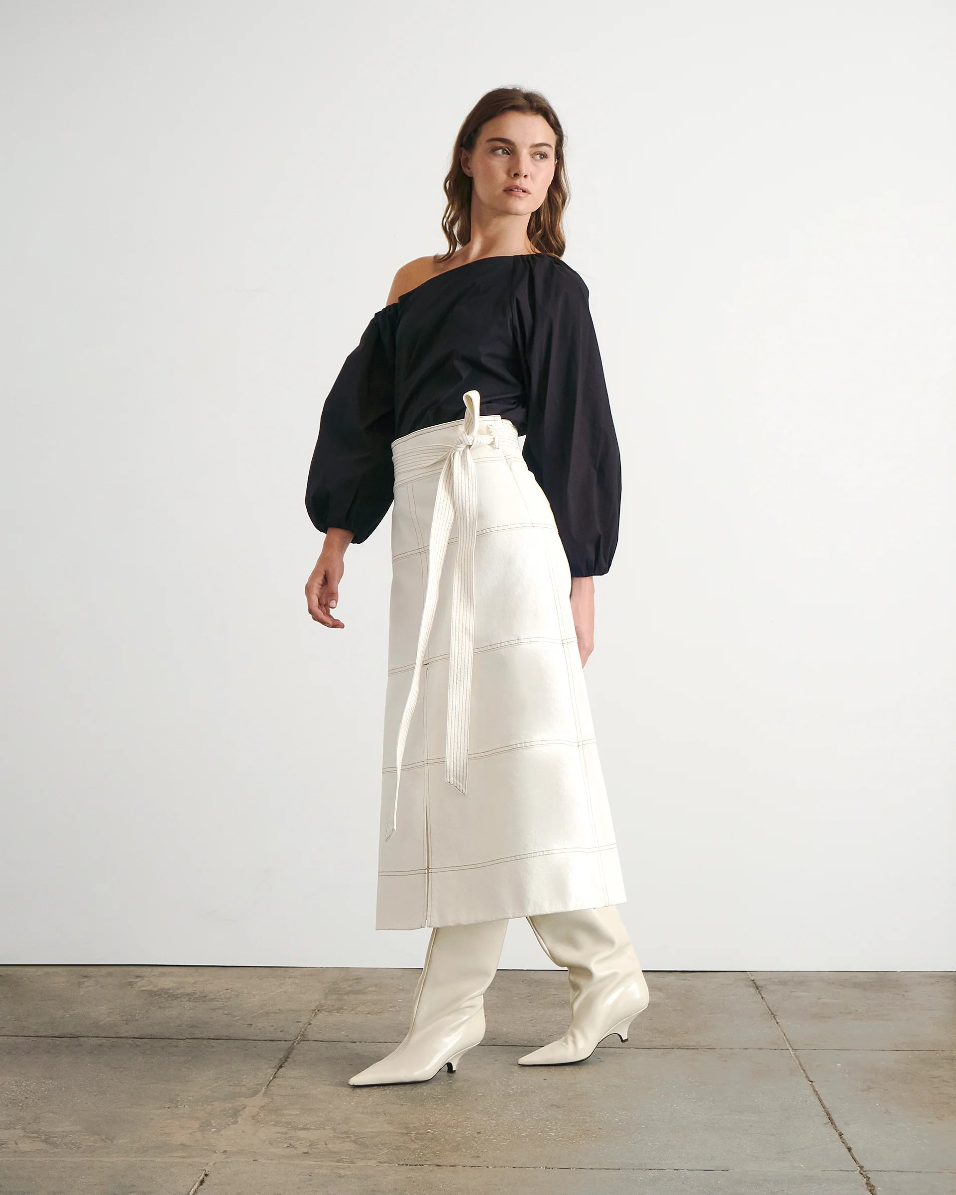 Denim Hudson Skirt in Chalk