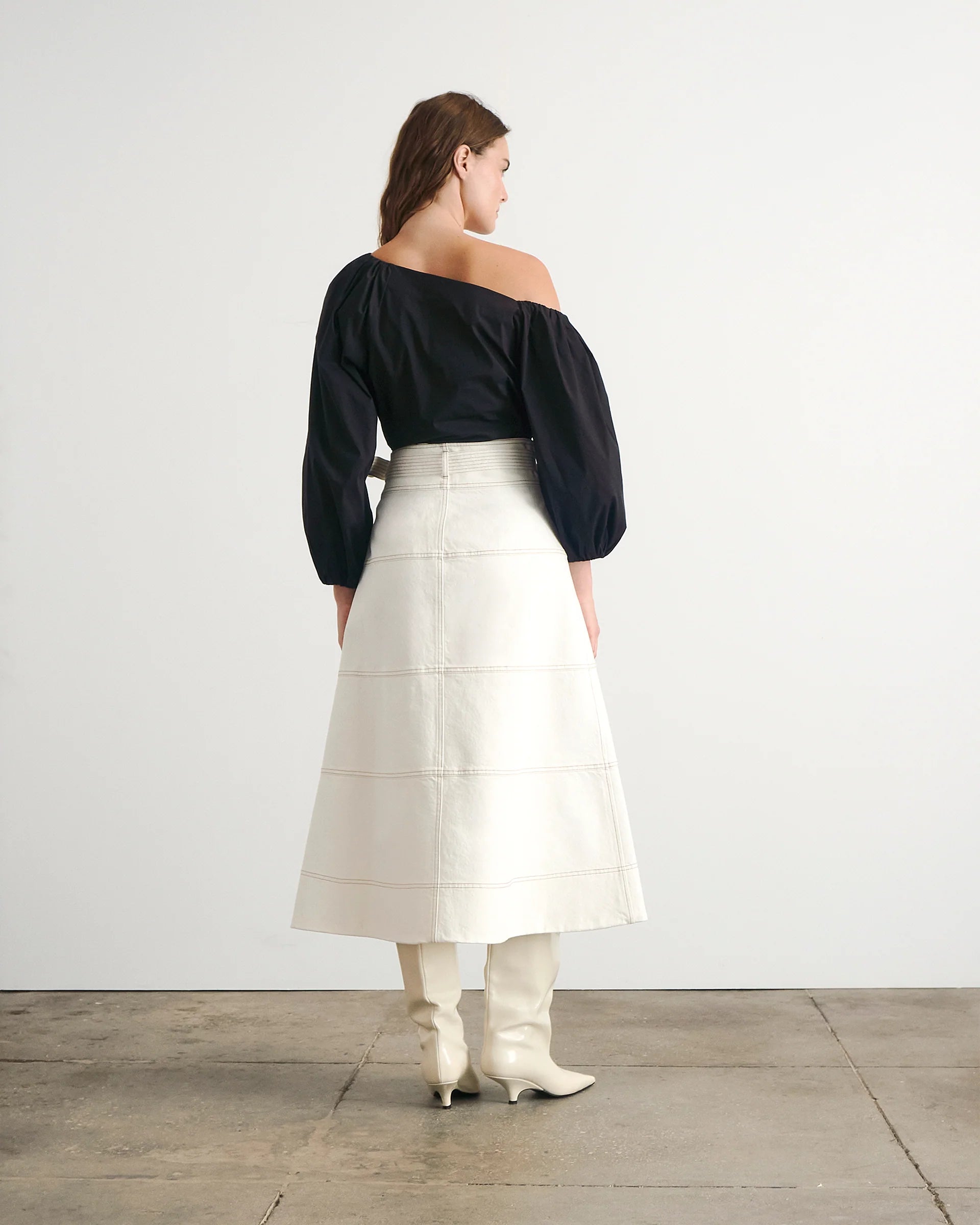Denim Hudson Skirt in Chalk
