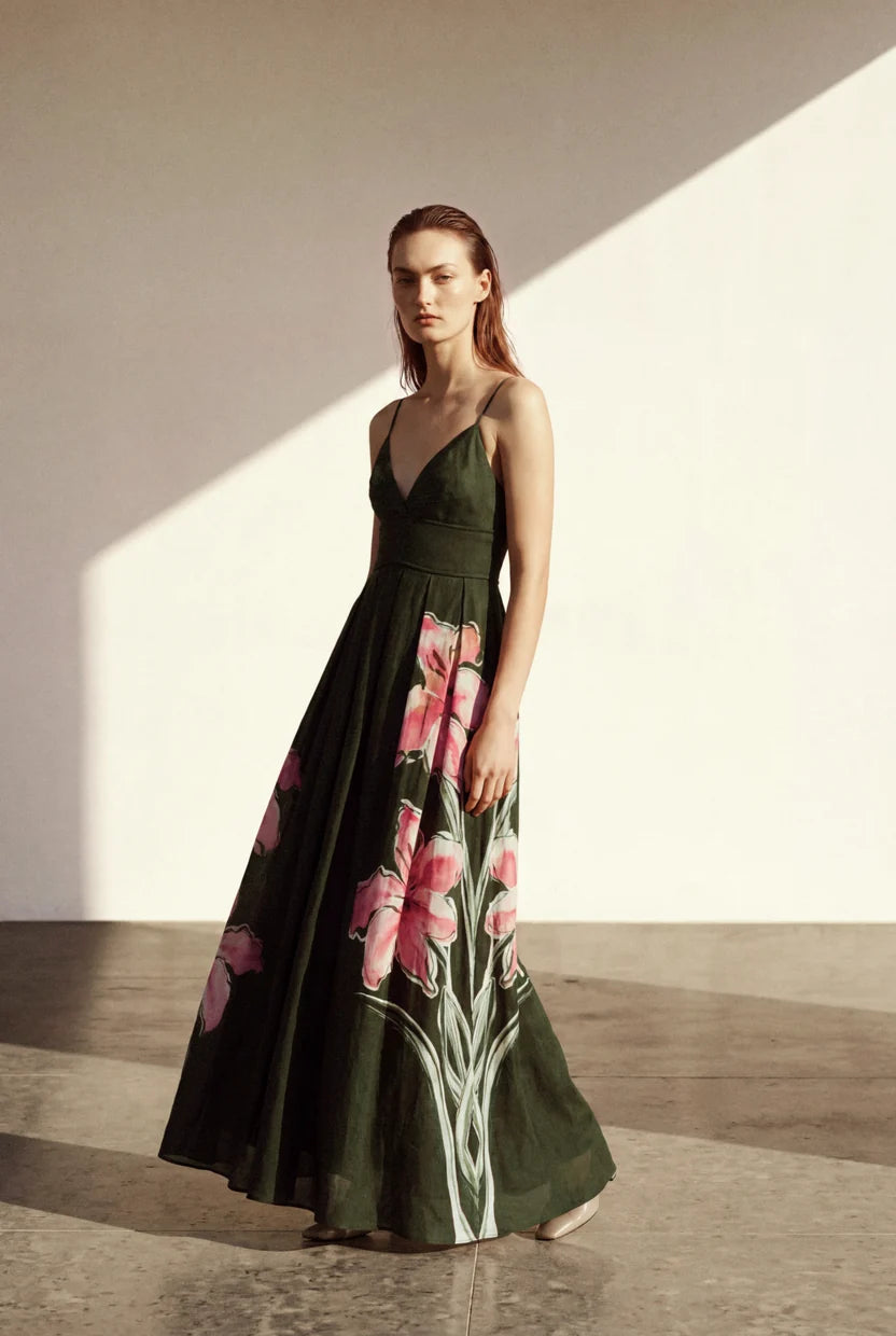 Ilma Maxi Dress in Lilium Bloom