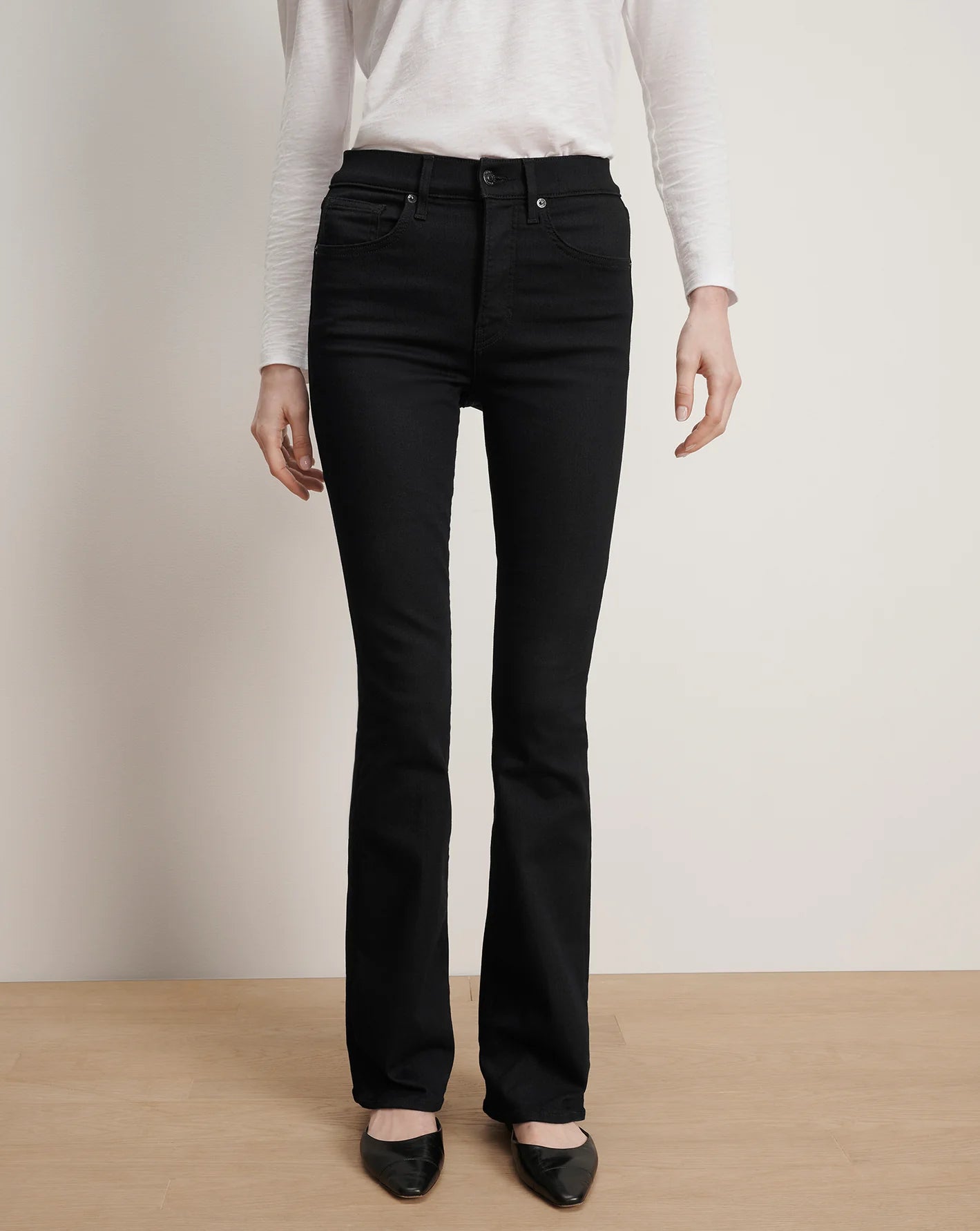 Beverly Skinny-Flare Jean in Onyx
