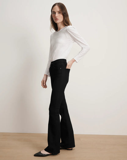 Beverly Skinny-Flare Jean in Onyx