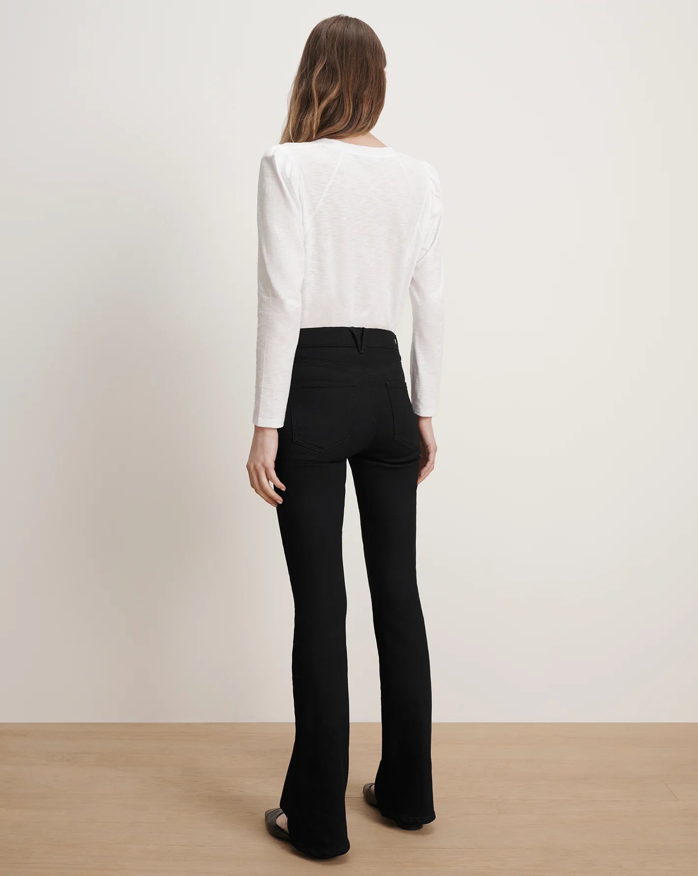 Beverly Skinny-Flare Jean in Onyx