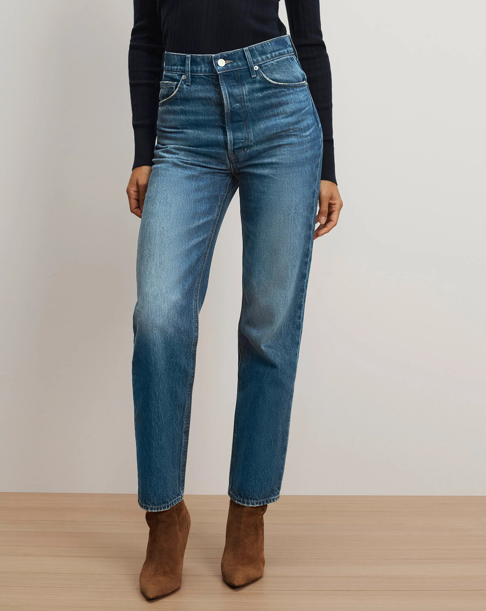 Daniela Straight-Leg Jean in La La Land
