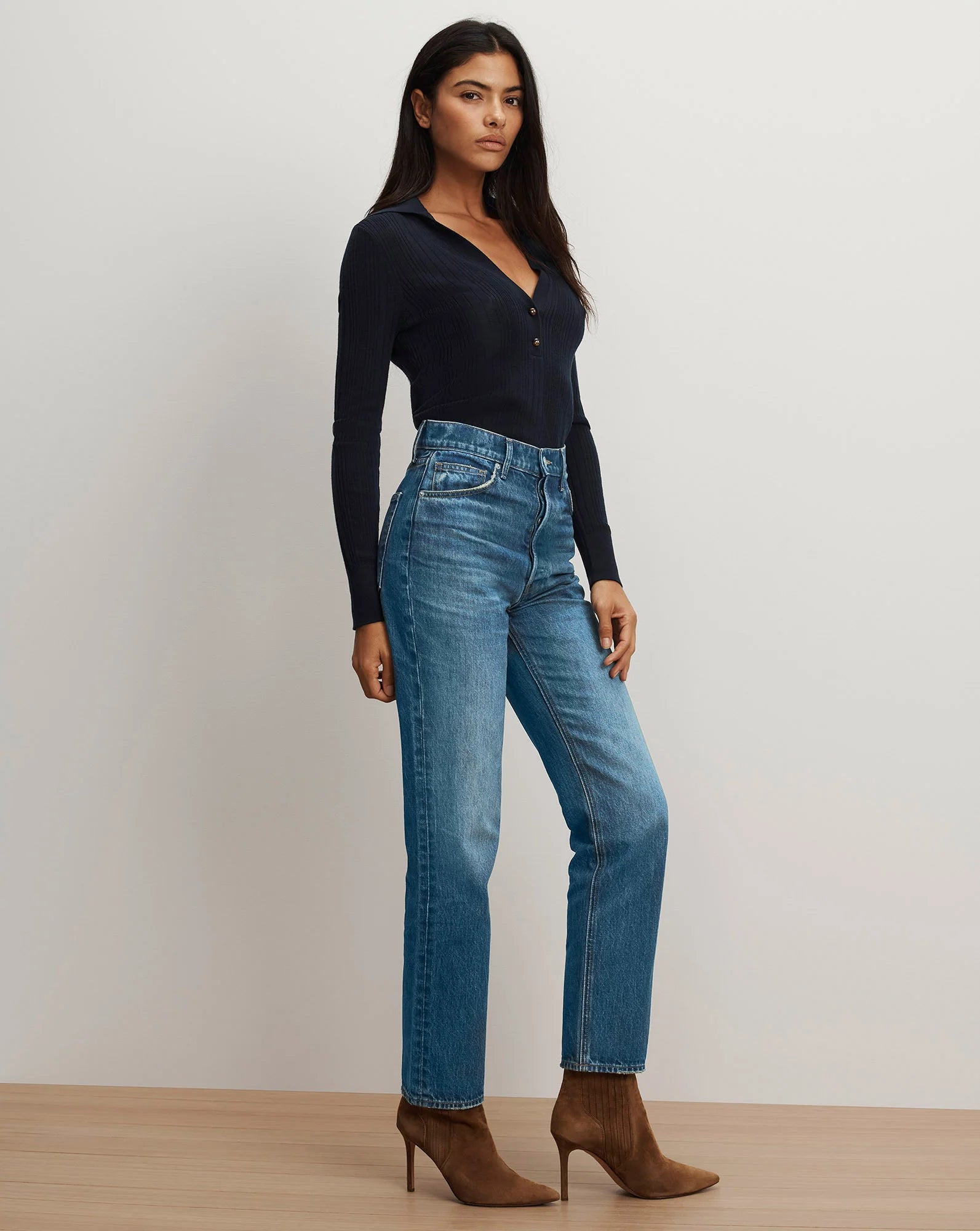 Daniela Straight-Leg Jean in La La Land
