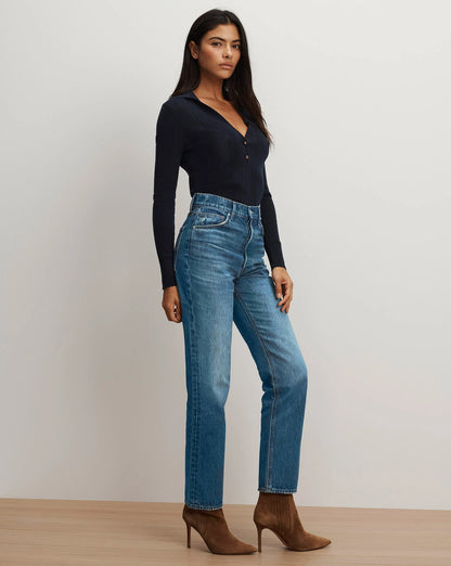Daniela Straight-Leg Jean in La La Land