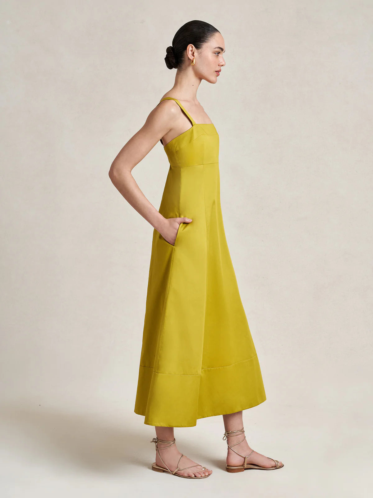 Kapil Dress, M | Pistachio | Women's Dresses | Cotton