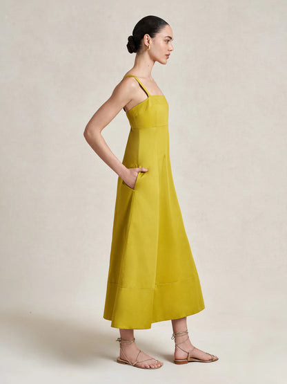 Kapil Dress in Pistachio