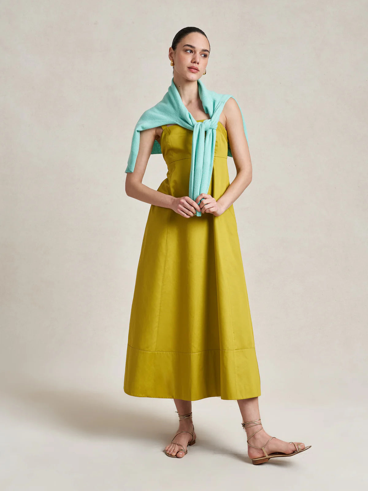 Kapil Dress in Pistachio