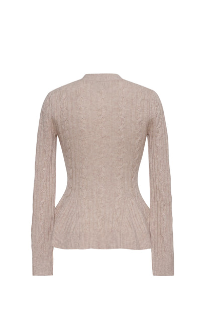 Kiko Cardigan in Beige Heather