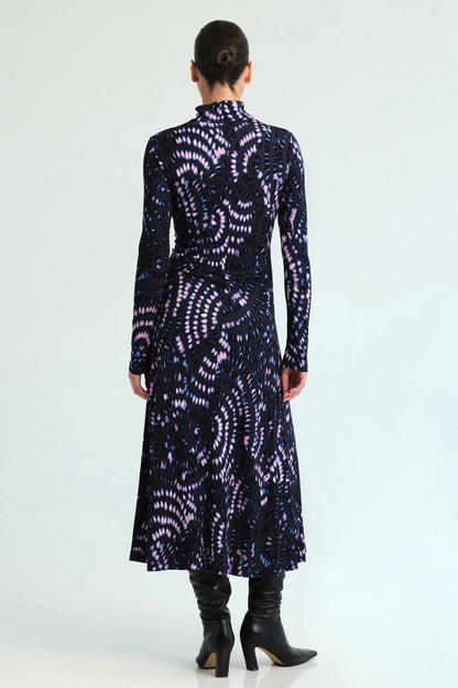 Hera Dress in Veneta Arc Navy