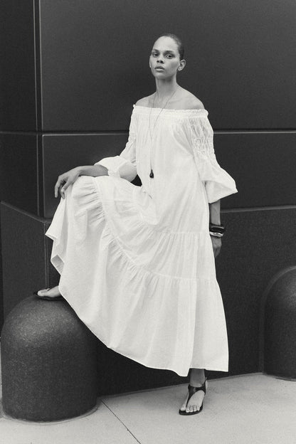 Zaria White Dress