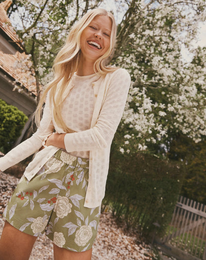 Fallon Short in Artichoke/Lilac Multi