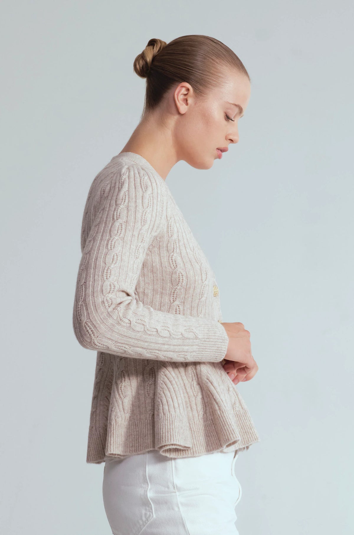 Kiko Cardigan in Beige Heather