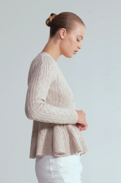 Kiko Cardigan in Beige Heather