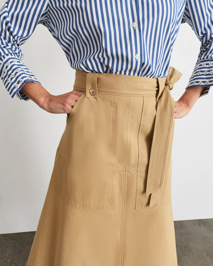 Brinson Skirt in Dark Khaki